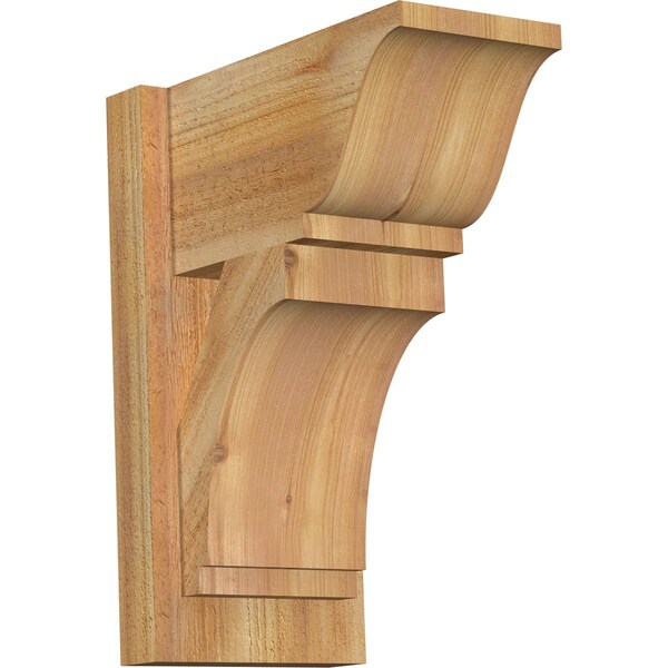 Ekena Millwork Imperial Traditional Rough Sawn Outlooker, Western Red Cedar, 8"W x 14"D x 18"H OUT08X14X18IMP01RWR - main